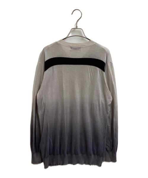 Yohji Yamamoto pour homme（ヨウジヤマモト プールオム）Yohji Yamamoto pour homme (ヨウジヤマモト プールオム) Gradation Loose Knit / HB-K02-090 グレー サイズ:3の古着・服飾アイテム