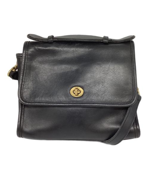 COACH（コーチ）COACH (コーチ) ターンロックショルダーバッグ / 9870 ブラックの古着・服飾アイテム