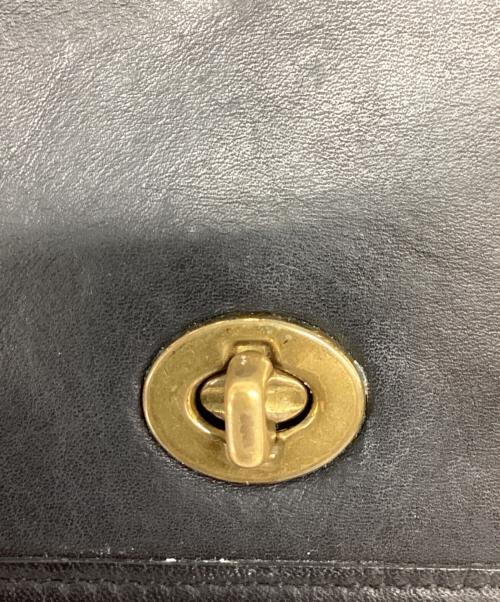 COACH（コーチ）COACH (コーチ) ターンロックショルダーバッグ / 9870 ブラックの古着・服飾アイテム