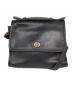COACH (コーチ) ターンロックショルダーバッグ / 9870 ブラック：15000円