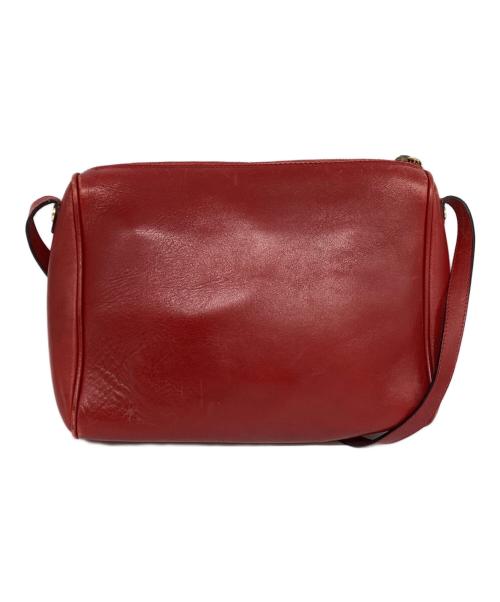 Salvatore Ferragamo（サルヴァトーレ フェラガモ）Salvatore Ferragamo (サルヴァトーレ フェラガモ) リボンショルダーバッグ レッドの古着・服飾アイテム