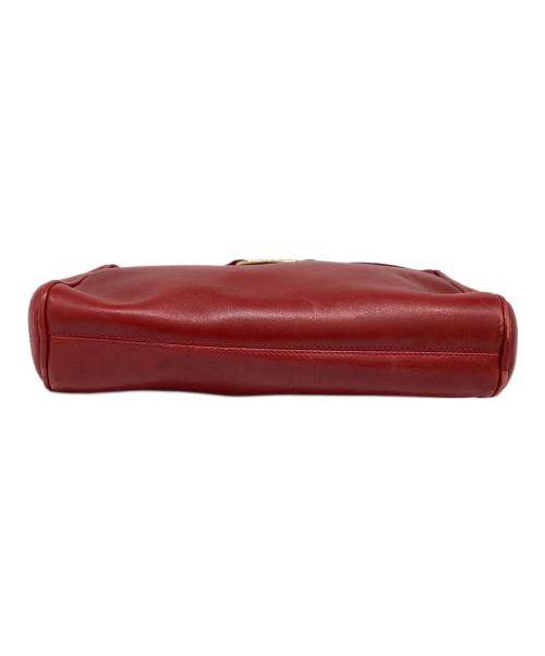 Salvatore Ferragamo（サルヴァトーレ フェラガモ）Salvatore Ferragamo (サルヴァトーレ フェラガモ) リボンショルダーバッグ レッドの古着・服飾アイテム