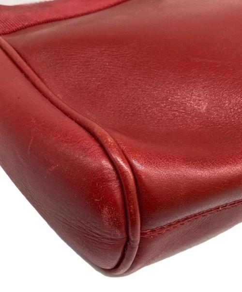 Salvatore Ferragamo（サルヴァトーレ フェラガモ）Salvatore Ferragamo (サルヴァトーレ フェラガモ) リボンショルダーバッグ レッドの古着・服飾アイテム