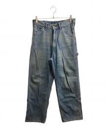 LEE（リー）の古着「DUNGAREES ワイドペインターパンツ」｜ブルー