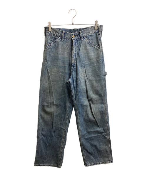 LEE（リー）LEE (リー) DUNGAREES ワイドペインターパンツ ブルー サイズ:Mの古着・服飾アイテム