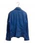 KNACKERED (ナッカード) USED加工レザージャケット ブルー サイズ:M：10000円