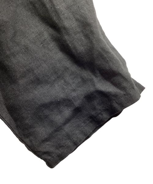 nest Robe（ネストローブ）nest Robe (ネストローブ) Yネック　リネン　ワンピース ブラック サイズ:Fの古着・服飾アイテム