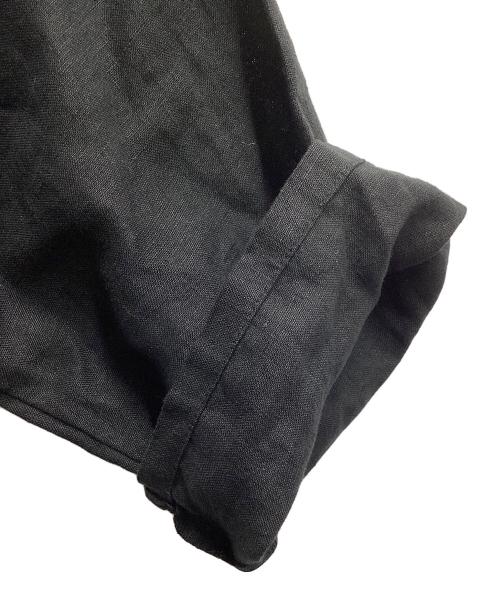nest Robe（ネストローブ）nest Robe (ネストローブ) Yネック　リネン　ワンピース ブラック サイズ:Fの古着・服飾アイテム