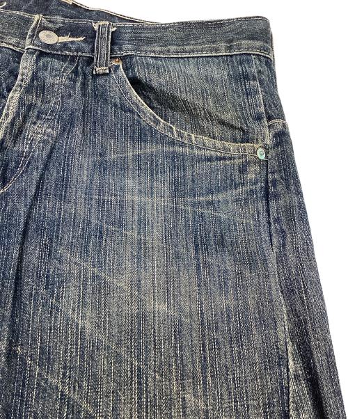 EVISU（エヴィス）EVISU (エヴィス) 立体裁断デニムパンツ / Lot2007 ブルー サイズ:32の古着・服飾アイテム