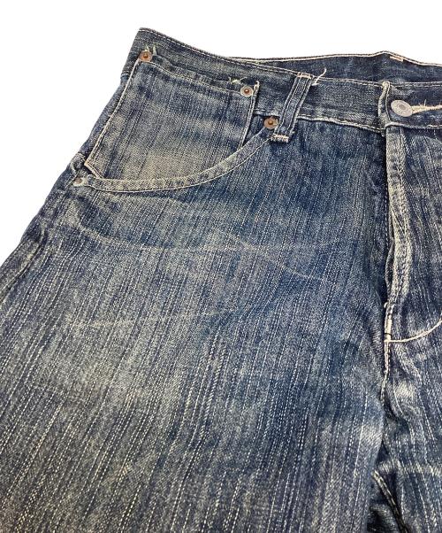 EVISU（エヴィス）EVISU (エヴィス) 立体裁断デニムパンツ / Lot2007 ブルー サイズ:32の古着・服飾アイテム