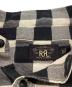 中古・古着 RRL (ダブルアールエル) バッファローチェック ツイル ワークシャツ ホワイト×ブラック サイズ:M：20000円