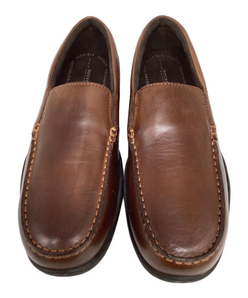 ROCKPORT（ロックポート）ROCKPORT (ロックポート) レザースリッポン / RL II VENETIAN II ブラウン サイズ:26.5cmの古着・服飾アイテム