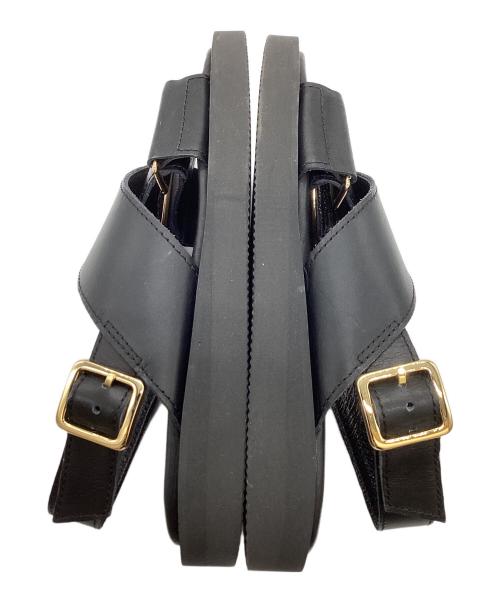PADRONE（パドローネ）PADRONE (パドローネ) STUDIOUS (ステュディオス) 別注BELT SANDAL ブラック サイズ:40の古着・服飾アイテム