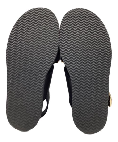 PADRONE（パドローネ）PADRONE (パドローネ) STUDIOUS (ステュディオス) 別注BELT SANDAL ブラック サイズ:40の古着・服飾アイテム