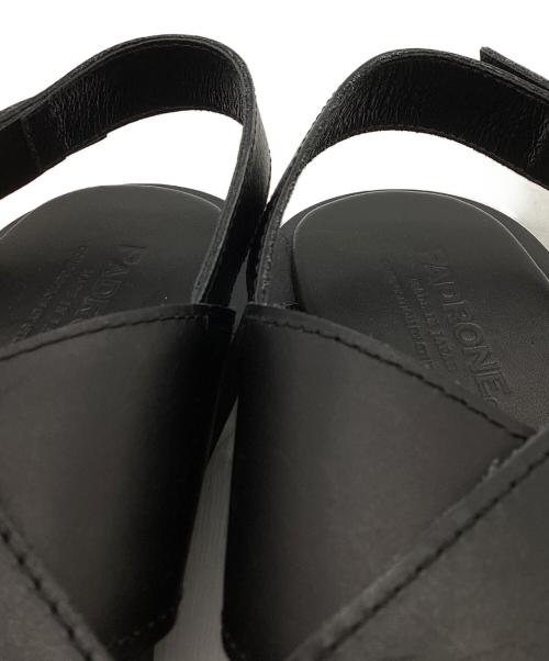 PADRONE（パドローネ）PADRONE (パドローネ) STUDIOUS (ステュディオス) 別注BELT SANDAL ブラック サイズ:40の古着・服飾アイテム