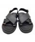 PADRONE (パドローネ) STUDIOUS (ステュディオス) 別注BELT SANDAL ブラック サイズ:40：8000円
