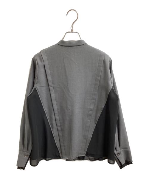 UNITED TOKYO（ユナイテッドトーキョー）UNITED TOKYO (ユナイテッドトーキョー) シアーレイヤーブラウス グレー サイズ:FREEの古着・服飾アイテム