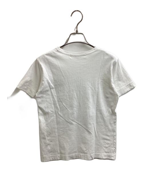 PLAY COMME des GARCONS（プレイコムデギャルソン）PLAY COMME des GARCONS (プレイコムデギャルソン) ブラックハートロゴTシャツ ホワイト サイズ:Sの古着・服飾アイテム