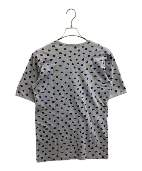 COMME des GARCONS SHIRT（コムデギャルソンシャツ）COMME des GARCONS SHIRT (コムデギャルソンシャツ) ドット柄Tシャツ グレー サイズ:Lの古着・服飾アイテム