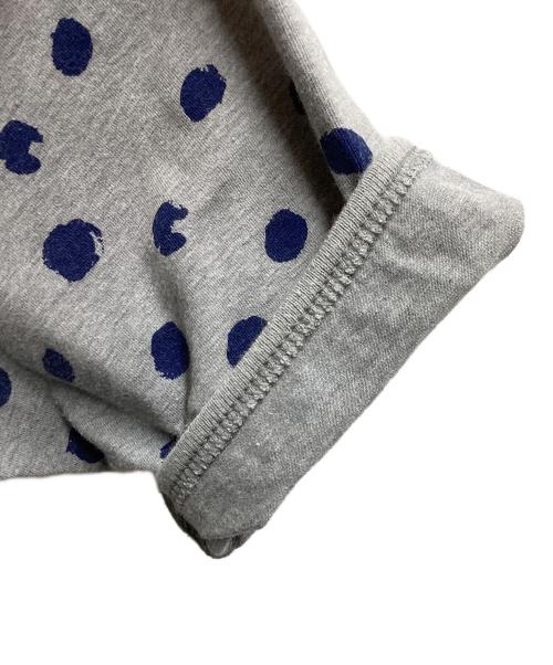 COMME des GARCONS SHIRT（コムデギャルソンシャツ）COMME des GARCONS SHIRT (コムデギャルソンシャツ) ドット柄Tシャツ グレー サイズ:Lの古着・服飾アイテム