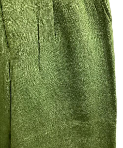 tricot COMME des GARCONS（トリココムデギャルソン）tricot COMME des GARCONS (トリココムデギャルソン) シルクワイドパンツ グリーン サイズ:Mの古着・服飾アイテム