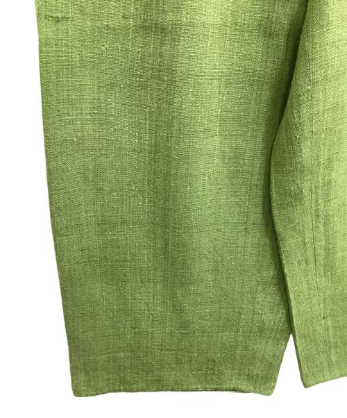 tricot COMME des GARCONS（トリココムデギャルソン）tricot COMME des GARCONS (トリココムデギャルソン) シルクワイドパンツ グリーン サイズ:Mの古着・服飾アイテム