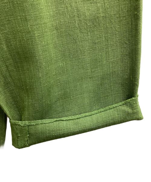 tricot COMME des GARCONS（トリココムデギャルソン）tricot COMME des GARCONS (トリココムデギャルソン) シルクワイドパンツ グリーン サイズ:Mの古着・服飾アイテム