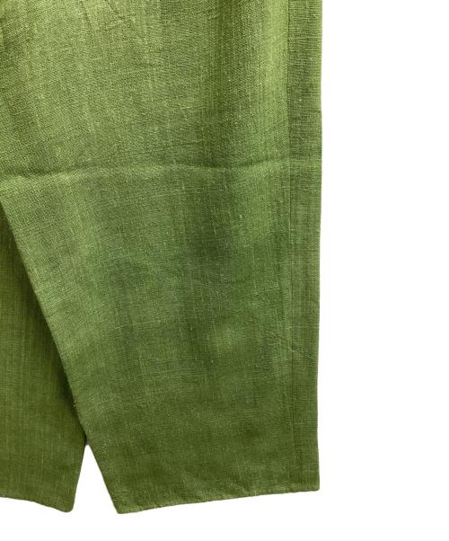 tricot COMME des GARCONS（トリココムデギャルソン）tricot COMME des GARCONS (トリココムデギャルソン) シルクワイドパンツ グリーン サイズ:Mの古着・服飾アイテム