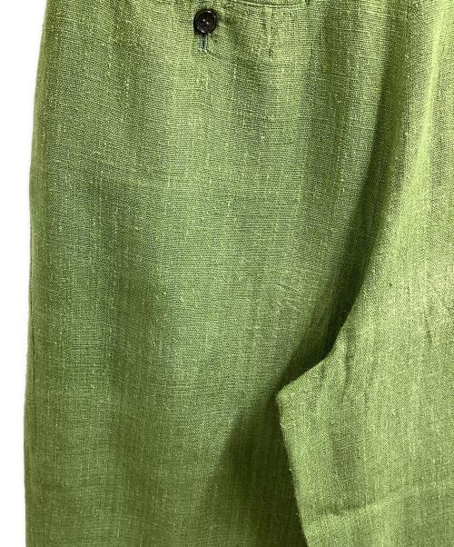 tricot COMME des GARCONS（トリココムデギャルソン）tricot COMME des GARCONS (トリココムデギャルソン) シルクワイドパンツ グリーン サイズ:Mの古着・服飾アイテム