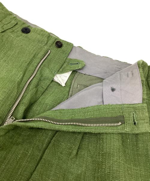 tricot COMME des GARCONS（トリココムデギャルソン）tricot COMME des GARCONS (トリココムデギャルソン) シルクワイドパンツ グリーン サイズ:Mの古着・服飾アイテム