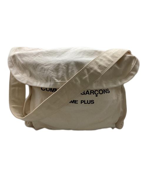 COMME des GARCONS HOMME PLUS（コムデギャルソンオムプリュス）COMME des GARCONS HOMME PLUS (コムデギャルソンオムプリュス) ニュースペーパーバッグ アイボリーの古着・服飾アイテム