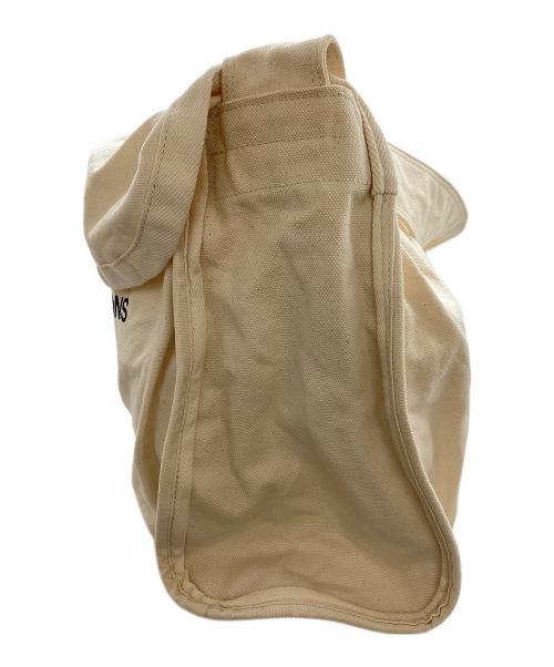 COMME des GARCONS HOMME PLUS（コムデギャルソンオムプリュス）COMME des GARCONS HOMME PLUS (コムデギャルソンオムプリュス) ニュースペーパーバッグ アイボリーの古着・服飾アイテム