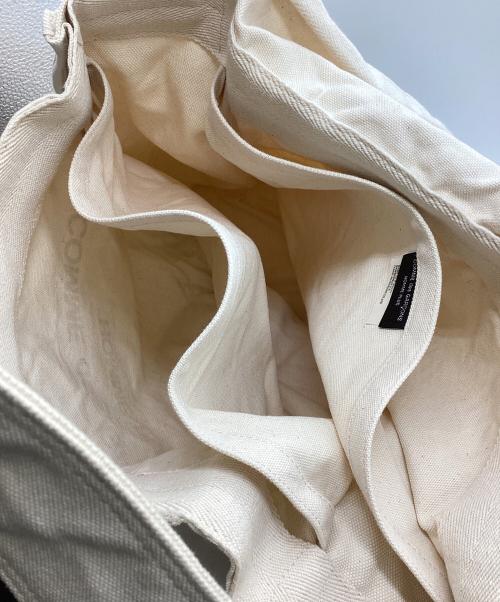 COMME des GARCONS HOMME PLUS（コムデギャルソンオムプリュス）COMME des GARCONS HOMME PLUS (コムデギャルソンオムプリュス) ニュースペーパーバッグ アイボリーの古着・服飾アイテム