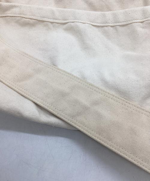 COMME des GARCONS HOMME PLUS（コムデギャルソンオムプリュス）COMME des GARCONS HOMME PLUS (コムデギャルソンオムプリュス) ニュースペーパーバッグ アイボリーの古着・服飾アイテム