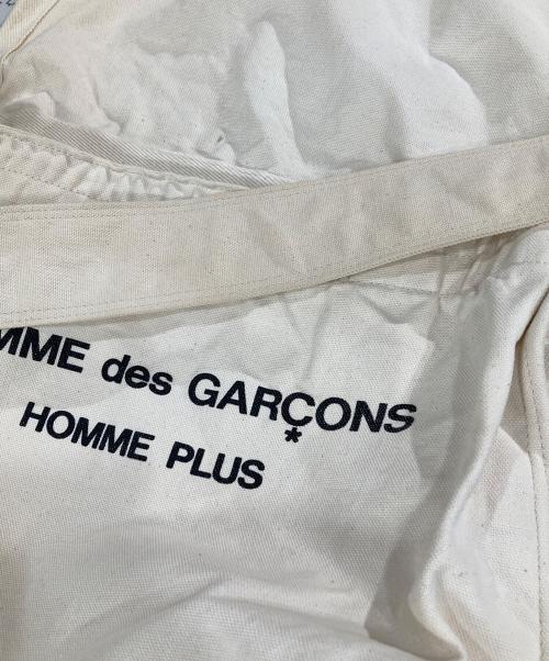 COMME des GARCONS HOMME PLUS（コムデギャルソンオムプリュス）COMME des GARCONS HOMME PLUS (コムデギャルソンオムプリュス) ニュースペーパーバッグ アイボリーの古着・服飾アイテム