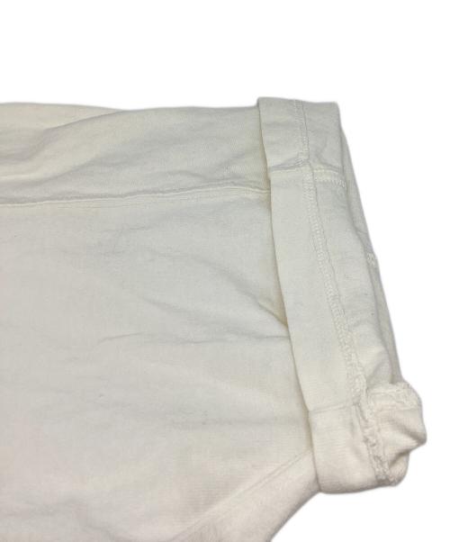 Monostereo（モノステレオ）Monostereo (モノステレオ) LEAFY GREENS FOOTBALL TEE ホワイト サイズ:Lの古着・服飾アイテム
