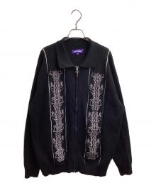 FUCKING AWESOME（ファッキンオーサム）の古着「BULL SHIRT ZIP CARDIGAN」｜ブラック