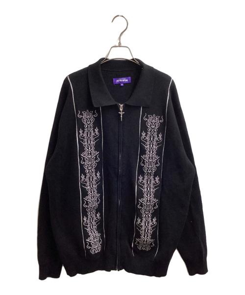 FUCKING AWESOME（ファッキンオーサム）Fucking Awesome (ファッキンオーサム) BULL SHIRT ZIP CARDIGAN ブラック サイズ:2Ｘの古着・服飾アイテム