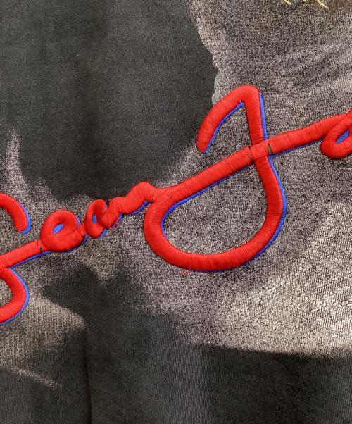 SEAN JOHN（ショーンジョン）SEAN JOHN (ショーンジョン) 刺繍＆プリント クルーネックスウェット  ブラック サイズ:XXLの古着・服飾アイテム
