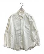 Graphpaperグラフペーパー）の古着「Oxford L/S Oversized B.D Shirt」｜ホワイト