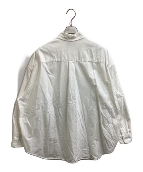 Graphpaper（グラフペーパー）Graphpaper (グラフペーパー) Oxford L/S Oversized B.D Shirt ホワイト サイズ:0/Sの古着・服飾アイテム