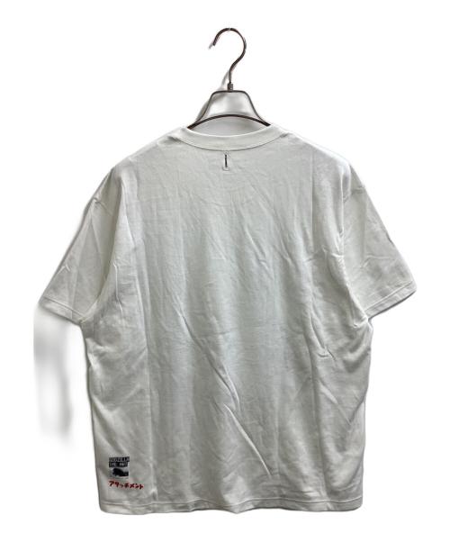 ATTACHMENT（アタッチメント）ATTACHMENT (アタッチメント) GODZILLA (ゴジラ) コラボTシャツ ホワイト サイズ:Lの古着・服飾アイテム