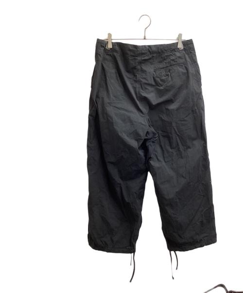 HAVERSACK（ハバーサック）HAVERSACK　 (ハバーサック) COTTON NYLON RIP STOP Pants ブラック サイズ:Lの古着・服飾アイテム