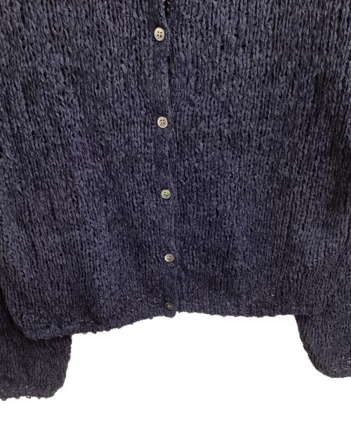 Plage（プラージュ）Plage (プラージュ) 26SS Fringe yarn カーディガン ネイビー サイズ:表記無しの古着・服飾アイテム