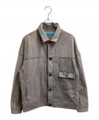MUZEミューズ）の古着「CORDURA NYLON 1st TYPE JACKET」｜グレー