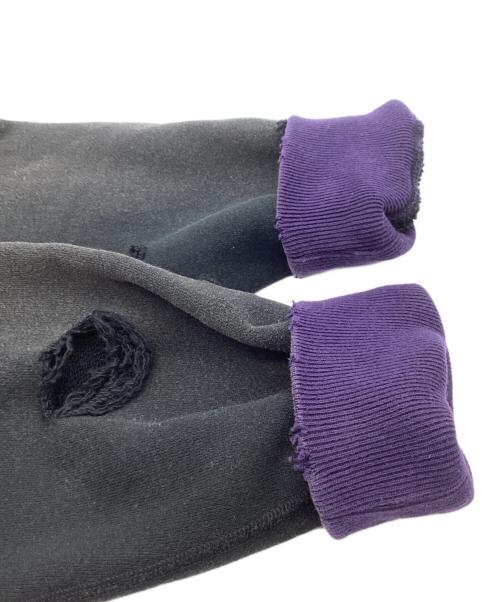 Needles（ニードルズ）Needles (ニードルズ) 2-Tone Crew Neck Sweat Shirt / 2トーンクルーネックスウェット / PU292 ブラック サイズ:Mの古着・服飾アイテム