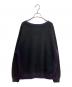 Needles (ニードルズ) 2-Tone Crew Neck Sweat Shirt / 2トーンクルーネックスウェット / PU292 ブラック サイズ:M：12000円