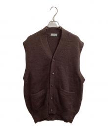 COMME des GARCONS HOMME（コムデギャルソン オム）の古着「90s ウールニットベスト」｜ブラウン