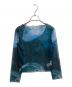 sahara（サハラ）の古着「sheer top/ART / シアーカットソー」｜ブルー
