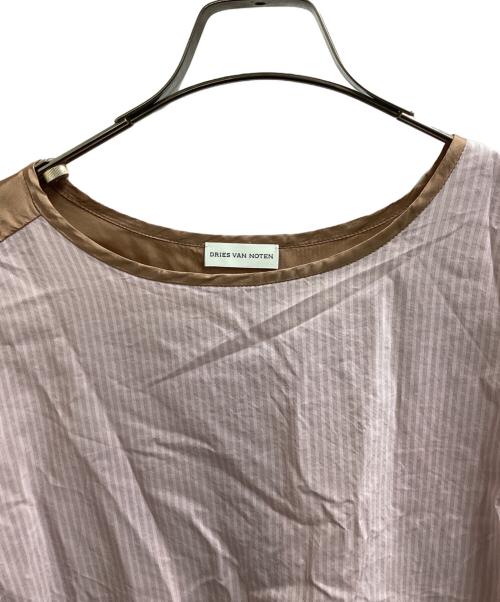 DRIES VAN NOTEN（ドリスヴァンノッテン）DRIES VAN NOTEN (ドリスヴァンノッテン) Caias Shirt　/　010722-1524-313 ピンク サイズ:34の古着・服飾アイテム